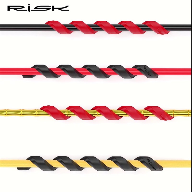 速发R山擦公护自行车车架保路套开口线管螺旋胶套防蹭防地配件