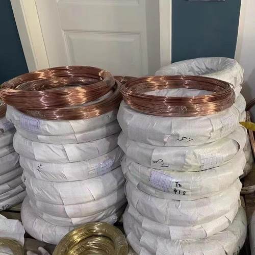 2毫米纯铜线T2紫铜圆线软红铜线手工绕线紫铜丝不断丝加工扁形铜