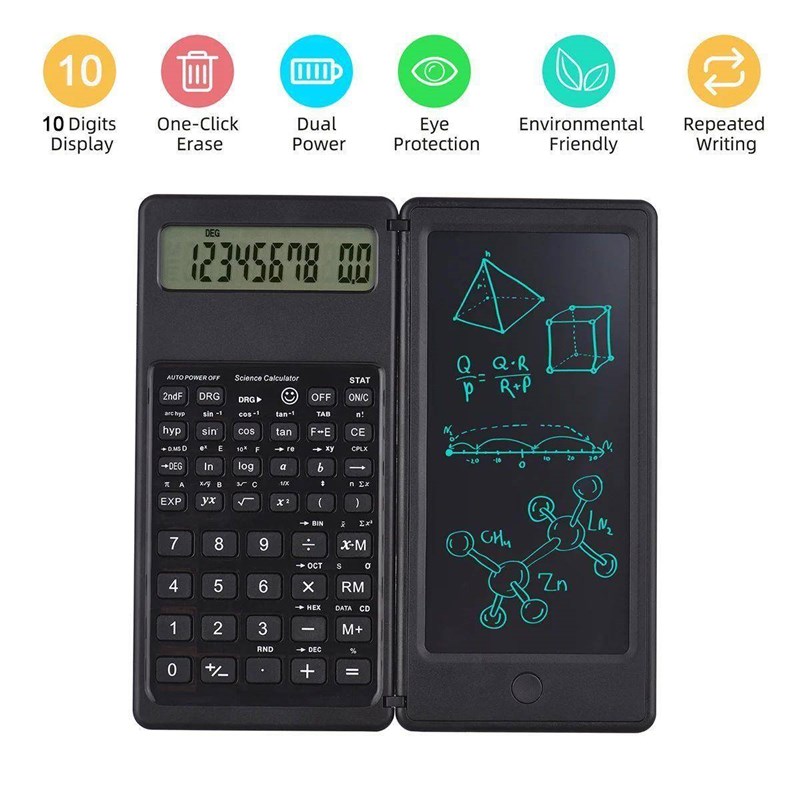 Foldable Scientific Caluculator 10-Digit Digital Large Displ