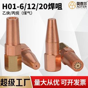 焊炬丙烷乙炔焊嘴液化煤气梅花焊枪焊咀头子 12射吸式 国标H01
