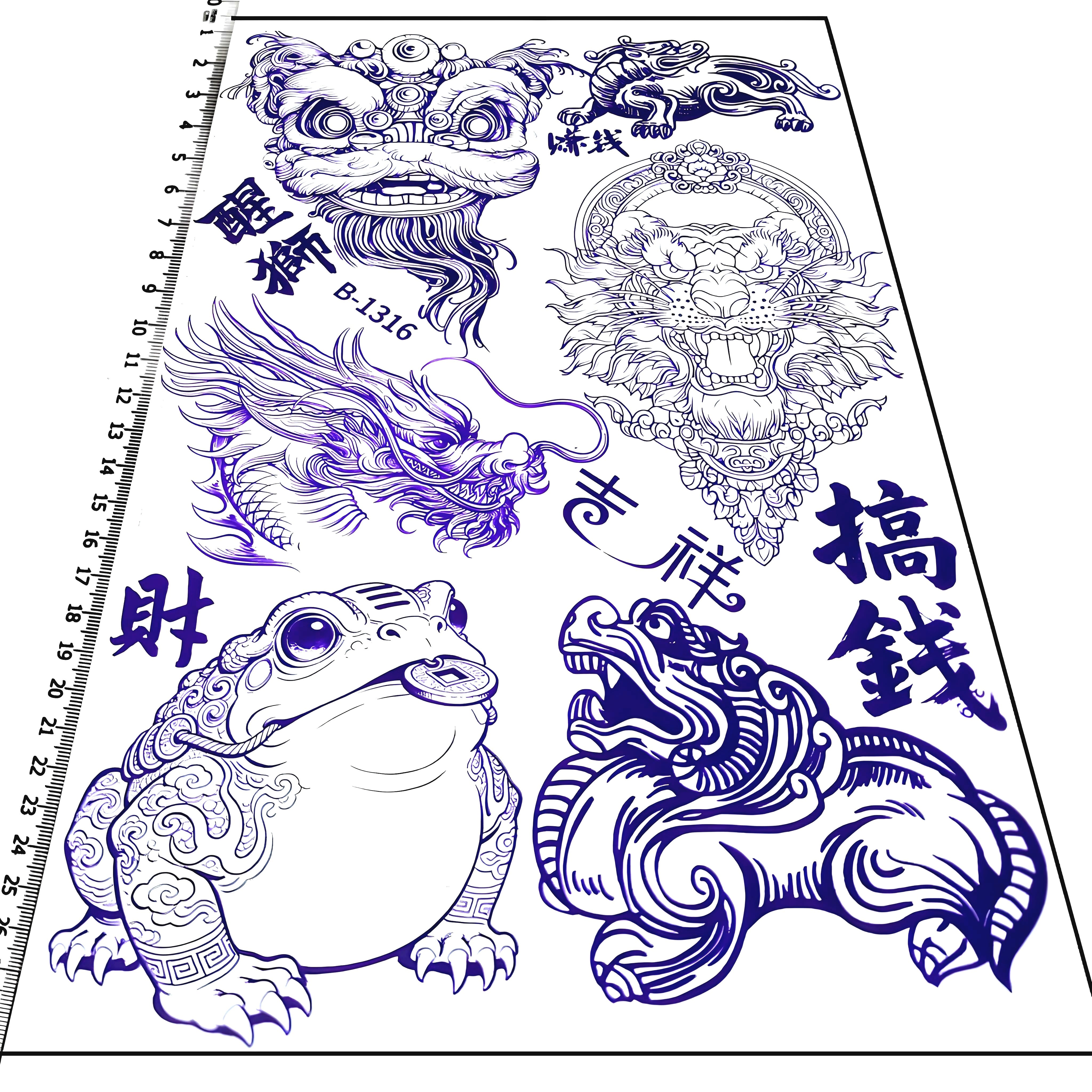 葫芦玉竹雕刻烙画转印贴纸 拍两单发三张 店铺里面有大量图案