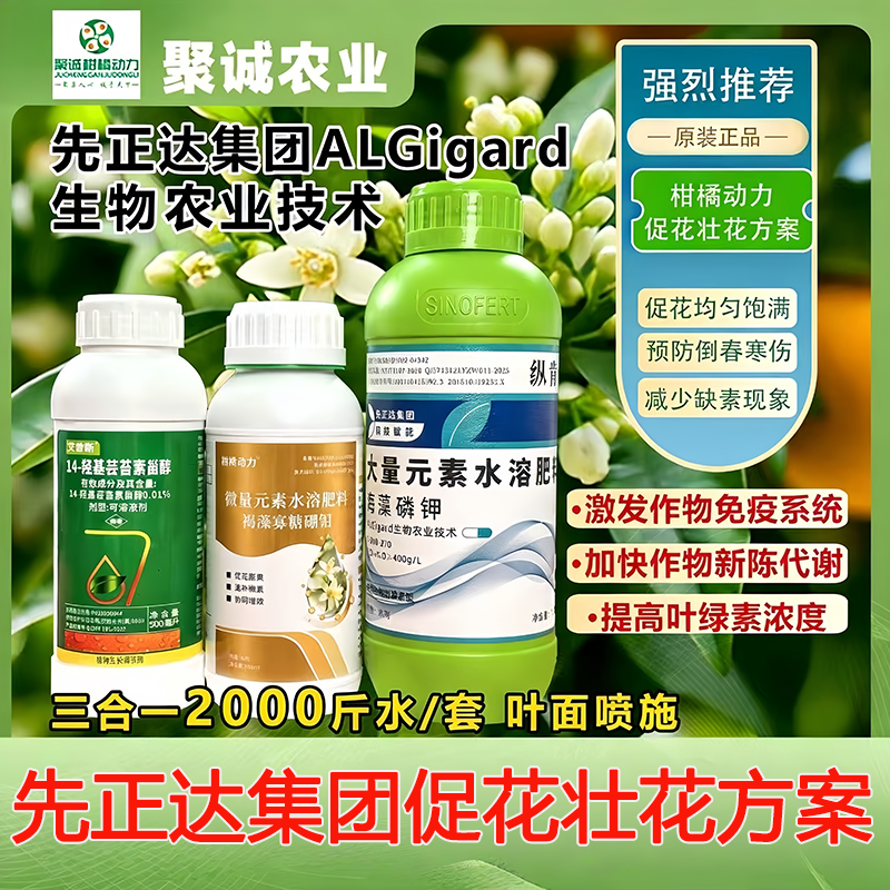 柑橘蔬菜大豆草莓促花壮花叶面肥