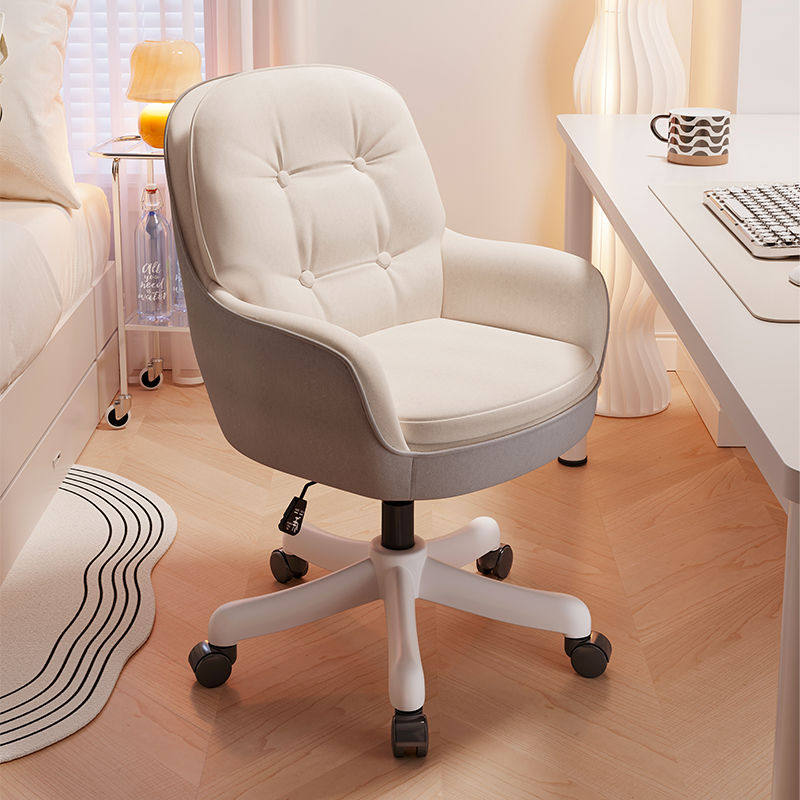 金满胜电脑椅家用女生卧室化妆椅舒适久坐靠背椅宿舍书桌椅办公椅