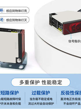 对射式红外线光电开关感应器传感器E3JK-5DM1/5L交流直流通用可选