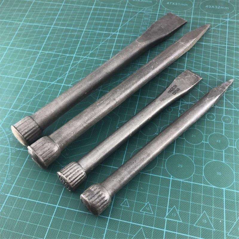 占子子铁錾子水泥墙平头凿凿特钢宰子钢钎凿子工具扁石匠