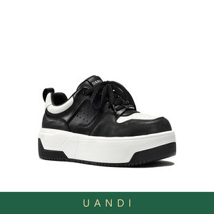 防滑保暖百搭女鞋 UandI小众设计感厚底增高运动滑板鞋 25年秋冬款