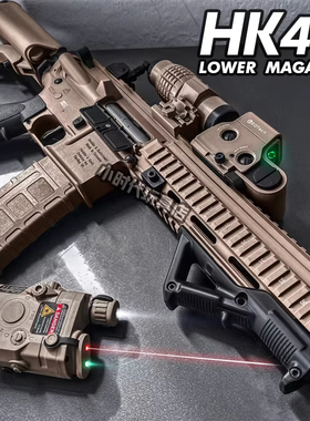 博涵HK416电动连发男孩玩具枪成人mk8联动回膛模型吃鸡对战发射器