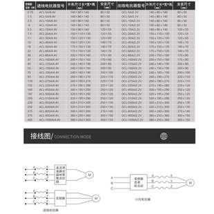 ACL4.4V輸入進線低壓三相電抗器變頻器電抗器抗諧波干擾250KW600A