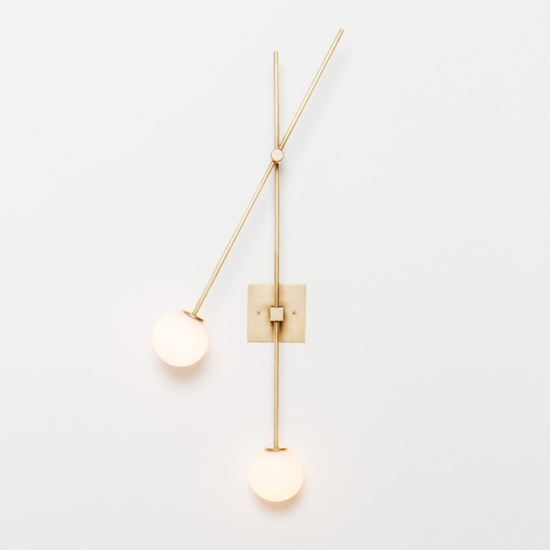 北欧艺术壁灯现代简约别墅极简设计师样板房创意线条几何长条壁灯