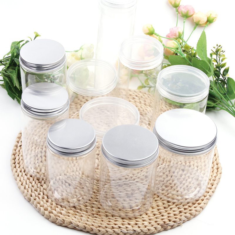 包邮透明饼干罐50个售饼t干盒饼干桶曲奇罐蔓越莓罐子密封核桃罐