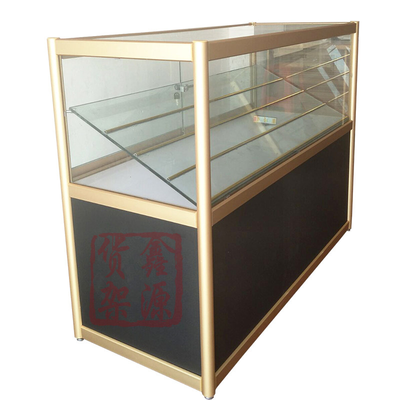 精品珠宝展柜展示柜烟酒s货架化妆品货架手机商场玻璃柜台货柜陈