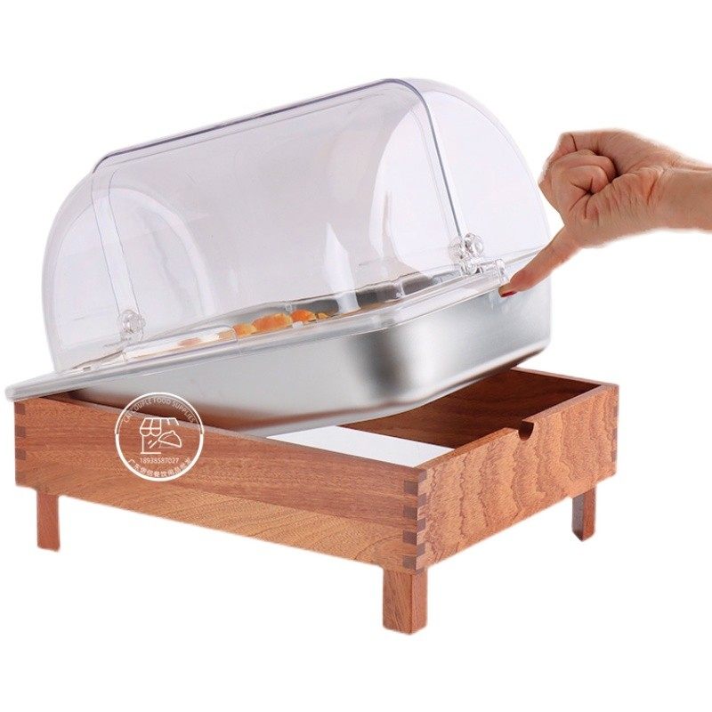 自助餐食物展示盆带盖水果蛋x糕托盘卤菜熟食盘不锈钢双格防尘罩,餐饮具,果盆/果盘/果篮,淘宝优惠券,粉丝福利购,淘宝优惠卷