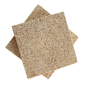 厂家直供木丝吸音板酒吧迪厅隔音板墙面装 饰P防潮木质水泥木丝板