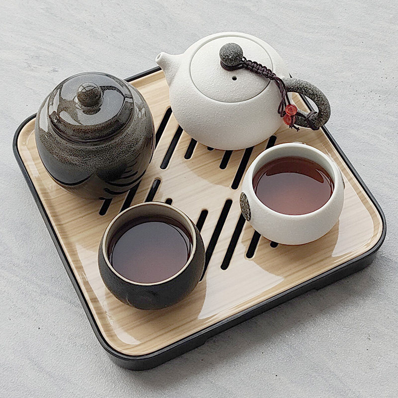 旅行茶具套装便携包一壶二u杯单人户外家用泡茶壶茶杯小套客房茶,餐饮具,功夫茶具,淘宝优惠券,粉丝福利购,淘宝优惠卷