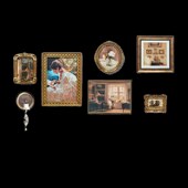 客厅照片墙 美式 餐厅挂墙乡村画框 欧式 墙L面装 饰卧室创意结婚礼