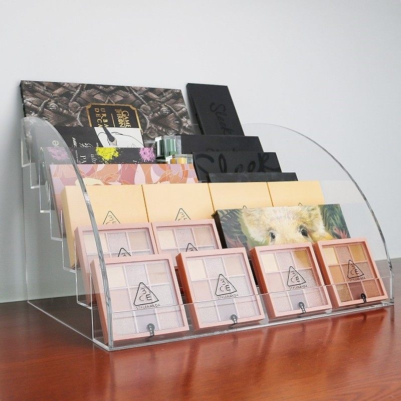 真亚克力眼影盘收纳盒桌面化妆品置物架粉饼口红香水X气垫彩妆梳,收纳整理,桌面收纳盒,淘宝优惠券,粉丝福利购,淘宝优惠卷