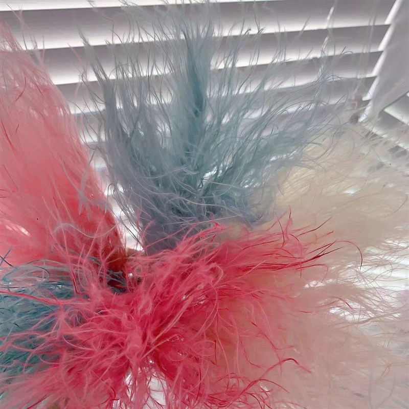 玻璃门小铺羽毛草干花绒毛草礼盒玻璃罩GDIY配草辅材仙气十足细