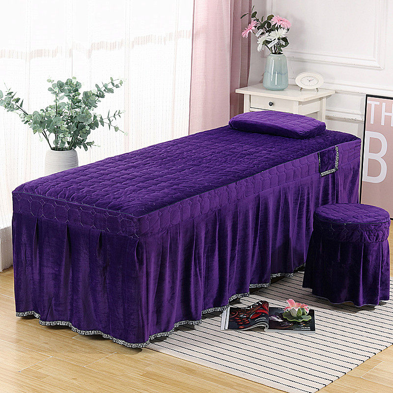 欧式保暖单床罩珊瑚绒q美容院床罩理疗按摩件套单床套水晶绒床单,床上用品,床罩,淘宝优惠券,粉丝福利购,淘宝优惠卷