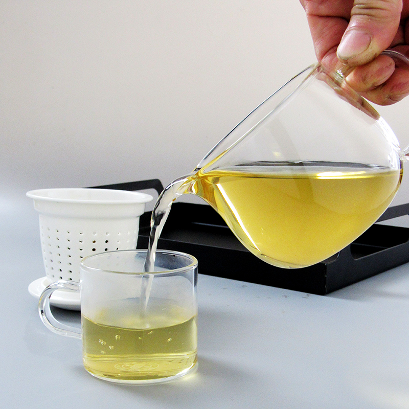 加厚耐热玻璃过滤花茶壶单壶泡冲茶D器高温陶瓷芯内胆茶水分离小