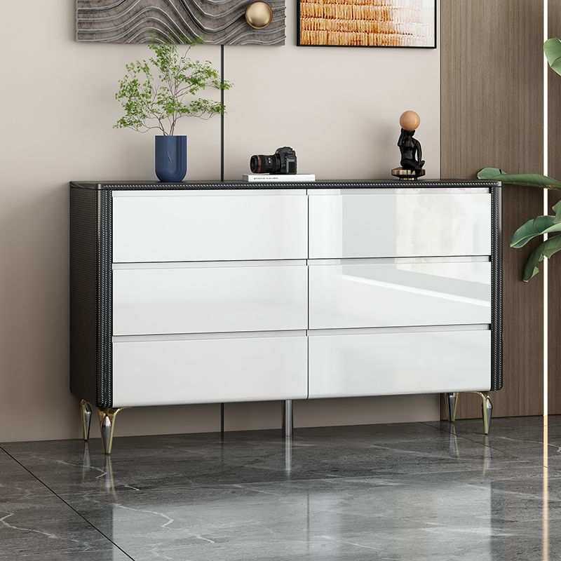 现代简约烤漆斗柜卧室床尾柜客厅靠墙储物柜轻奢六斗收纳柜储物柜