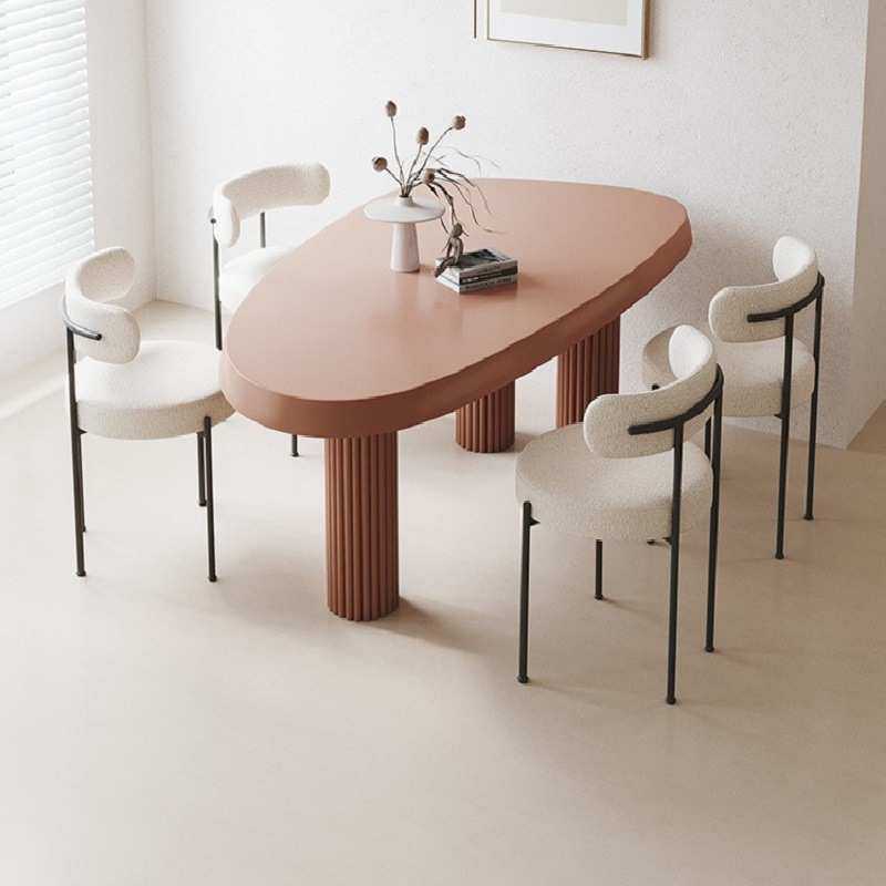北欧奶油风实木餐桌现代简约椭圆形吃饭桌子小户型家用餐桌椅组合,机械设备,其他机械设备,淘宝优惠券,粉丝福利购,淘宝优惠卷
