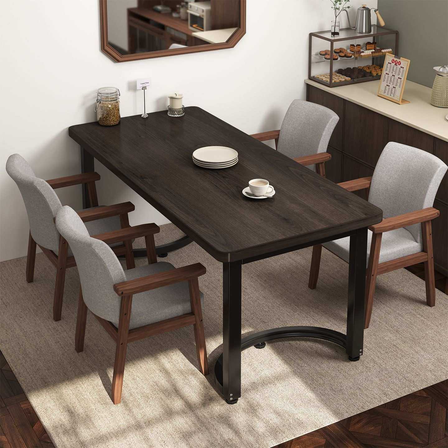 餐桌客厅家用桌子北美饭店餐厅饭桌长方形现代简约轻奢餐桌椅组合,农机/农具/农膜,其它农用工具,淘宝优惠券,粉丝福利购,淘宝优惠卷