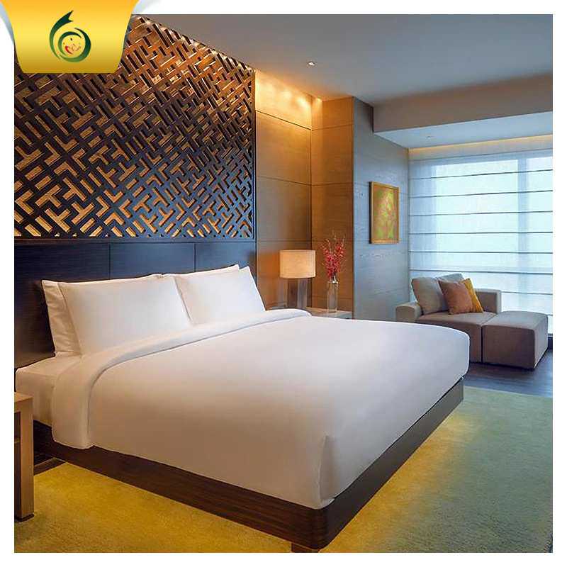 源头厂家 专业定制酒店 卧室家具 1.8米中式大床 精致座椅配套