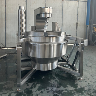 电磁加热行星搅拌炒锅辣酱肉酱不锈钢炒锅番茄酱自动多爪搅拌炒锅
