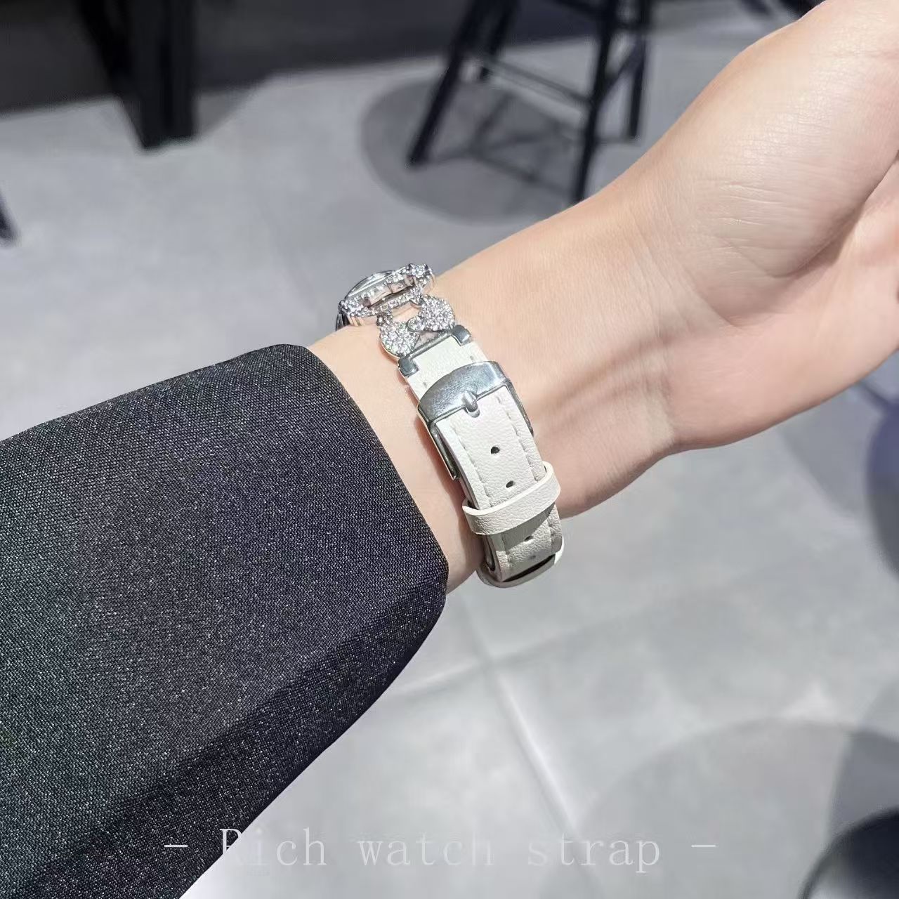 适用于小米10手环新款闪钻kitty猫8/9/nfc/pro红米watch4/5表带