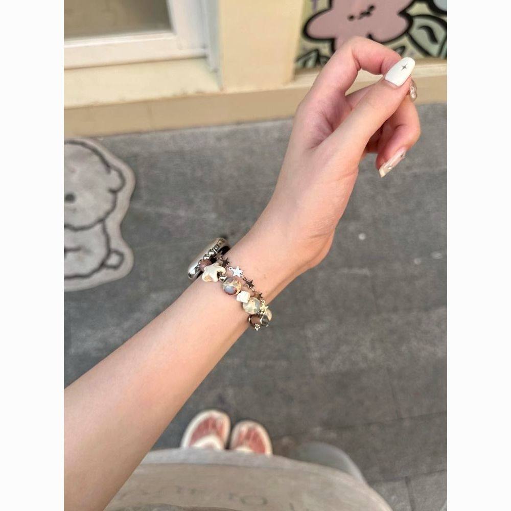 适用荣耀亲选  2i手表带粉色星星串珠watch4荣耀手表5表链,手表,配件,淘宝优惠券,粉丝福利购,淘宝优惠卷