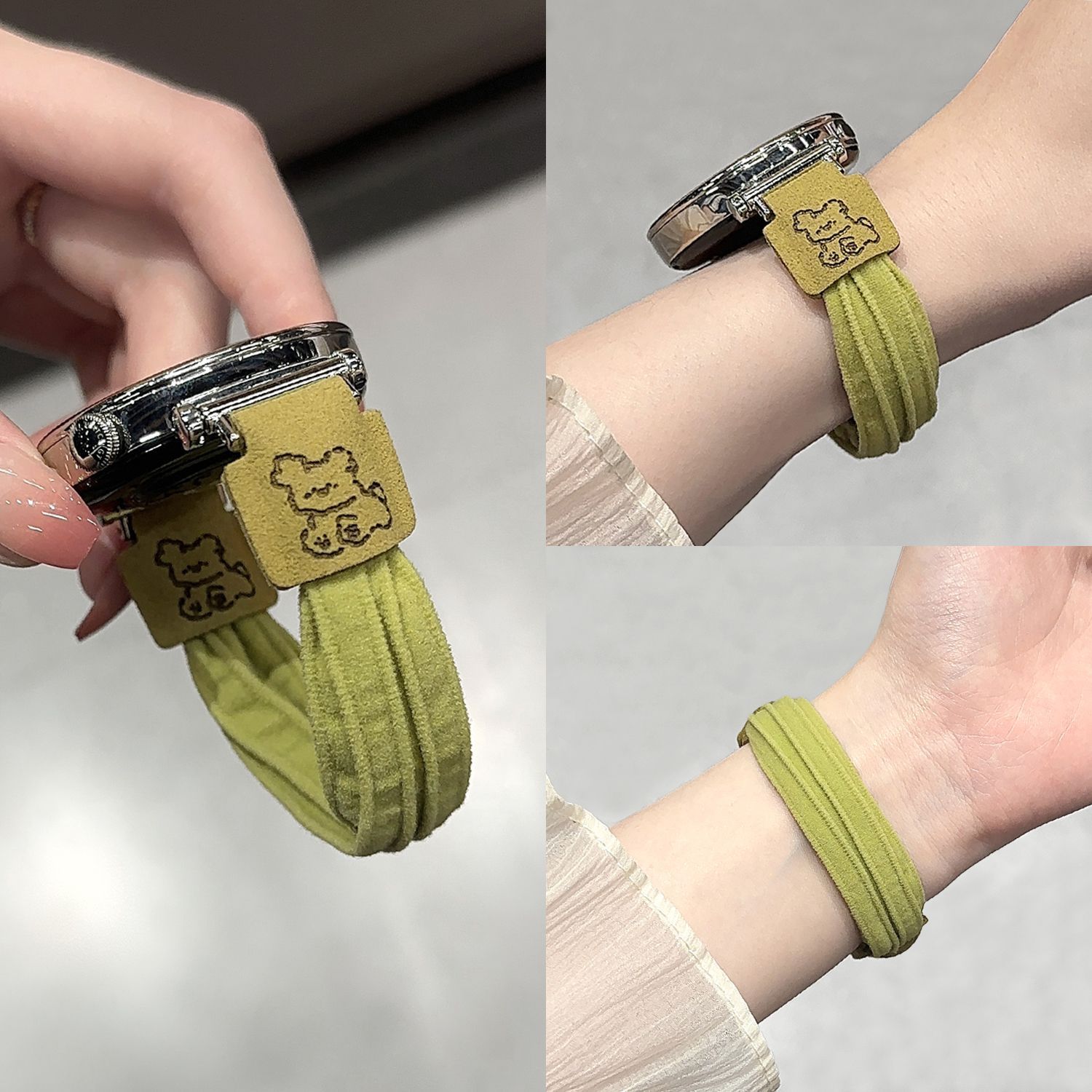 适用可爱小狗发圈vivo watch5/3/2/GT手表表带弹力皮筋iQOO男女夏