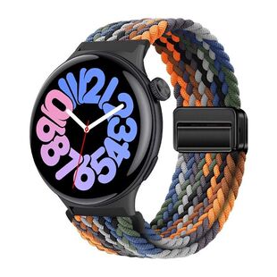 适用新款vivoWatch5手表带watch3编织回环磁吸腕带精钢替换带男女
