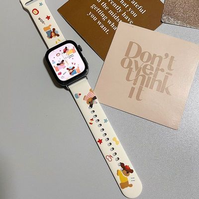 适用华为Fit3可爱4荣耀2i手表5表带小米8/9pro红米6watch5腕带4gt