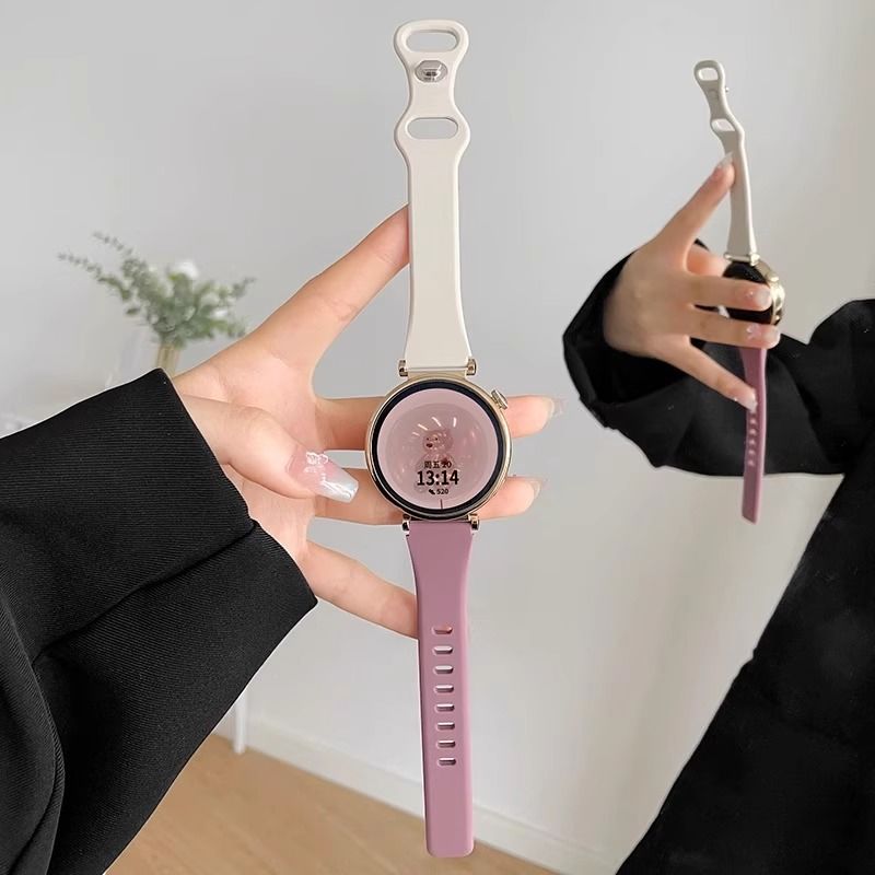 适用小蛮腰蝴蝶扣vivo watch5/3/2/GT手表带iQOO男女硅胶运动高级