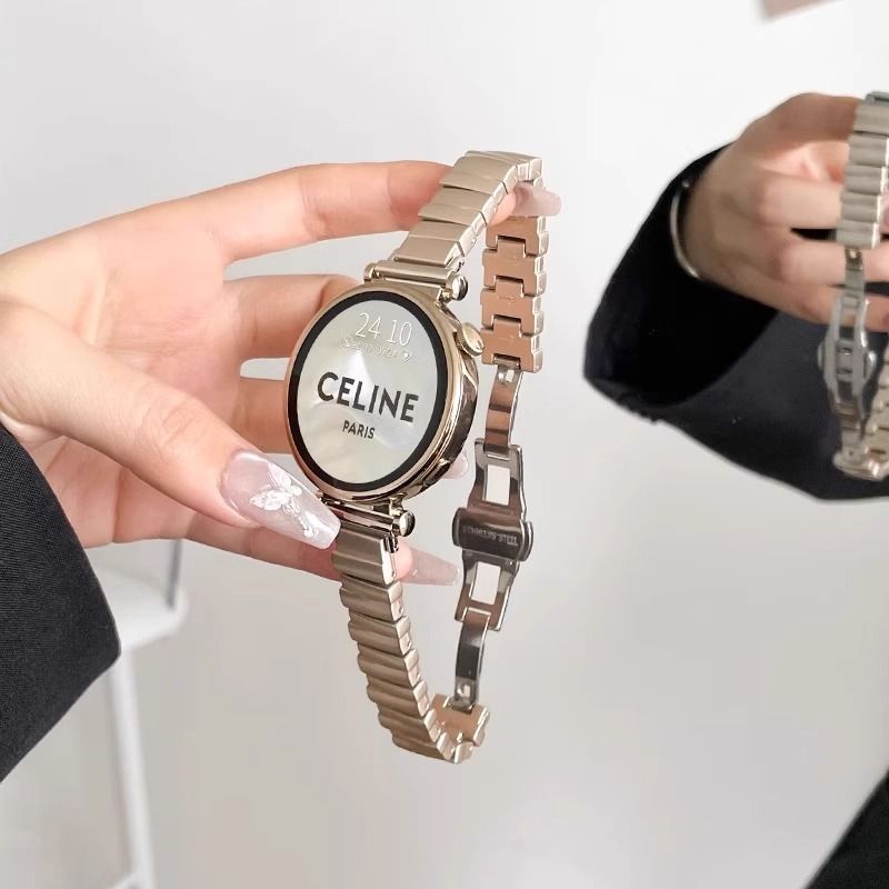 适用不规则金属vivo watch5/3/2/GT手表表带蝴蝶扣高级男女iQOO夏