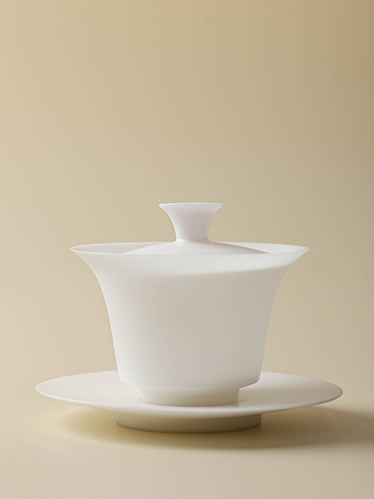 不东 义薄云霄冰种玉白瓷超薄胎三才盖碗高端白瓷功夫茶具,家居饰品,桌面摆件,淘宝优惠券,粉丝福利购,淘宝优惠卷