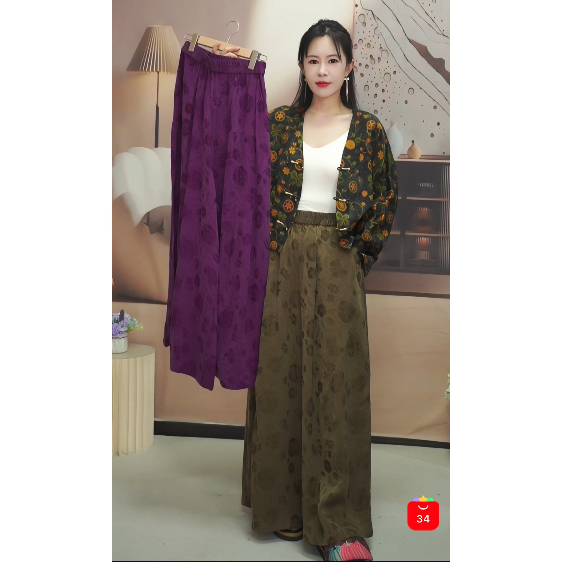 【管管粉丝专享】6032裤子 - 实物图