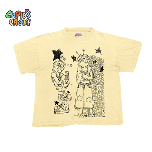 泡泡糖日常生活设计感短袖 插画师原创 Y2K复古侵袭 standard Non