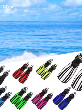 HOTDIVE潜水脚蹼水肺潜水装备成人蛙鞋潜水专用深浮潜水肺脚蹼