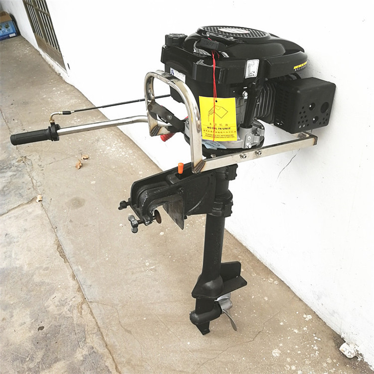 四冲程汽油水下推进器带倒挡立式挂桨机 渔船用电动船外机
