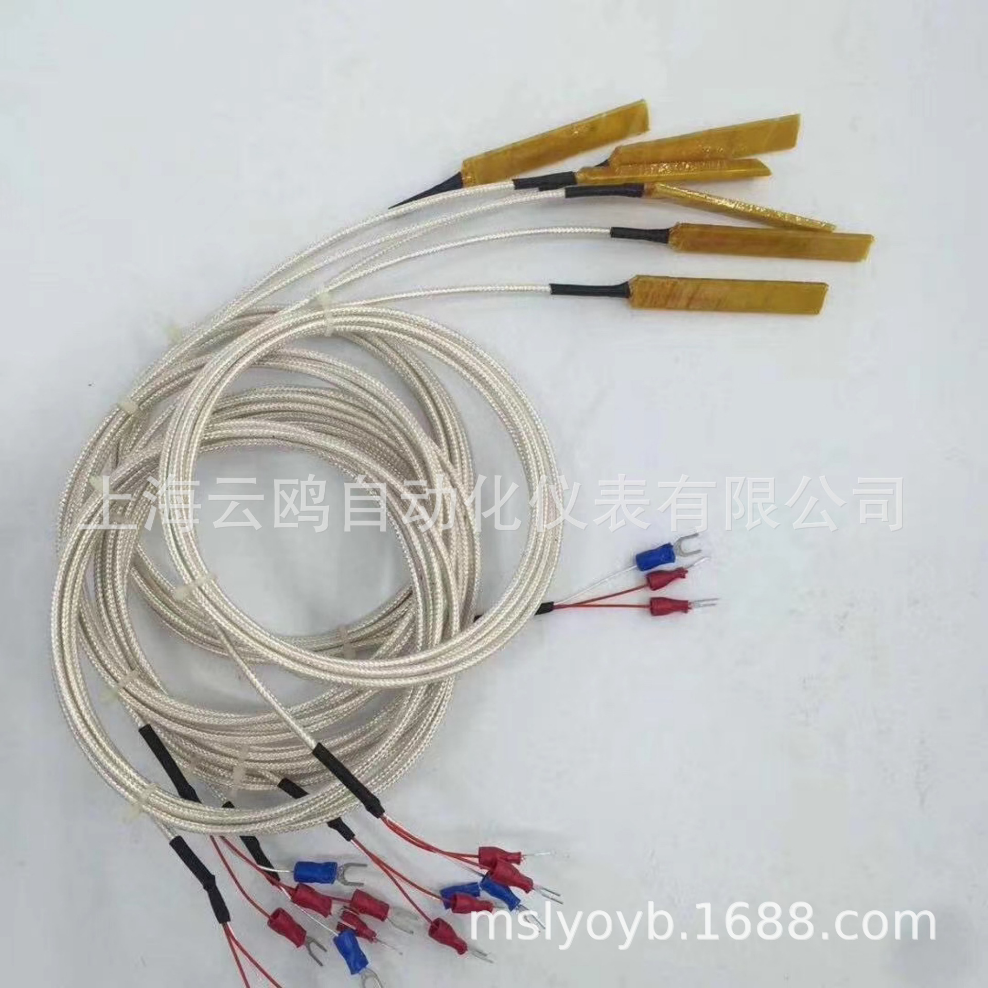 Pt100铂热电阻WZP-01M温度传感器贴片式温度探头电机项圈用