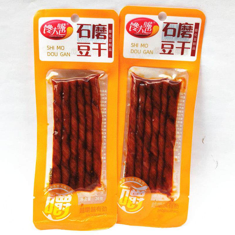 馋大嘴巴石磨豆干26克 麻辣条 湖南特产休闲零食品小吃袋装豆制品