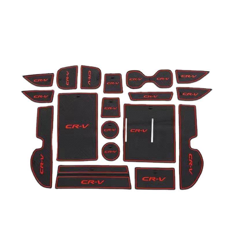 适用全新17-23款CRV门槽垫水杯垫适用于23款CRV内饰改装垫储物垫
