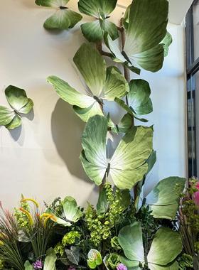 纸艺花造景店铺打卡装饰蝴蝶造景