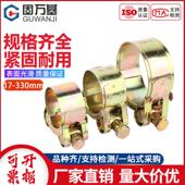 镀锌强力型喉箍加厚欧式 抱箍管箍喉箍管卡固定卡子不锈钢水管夹