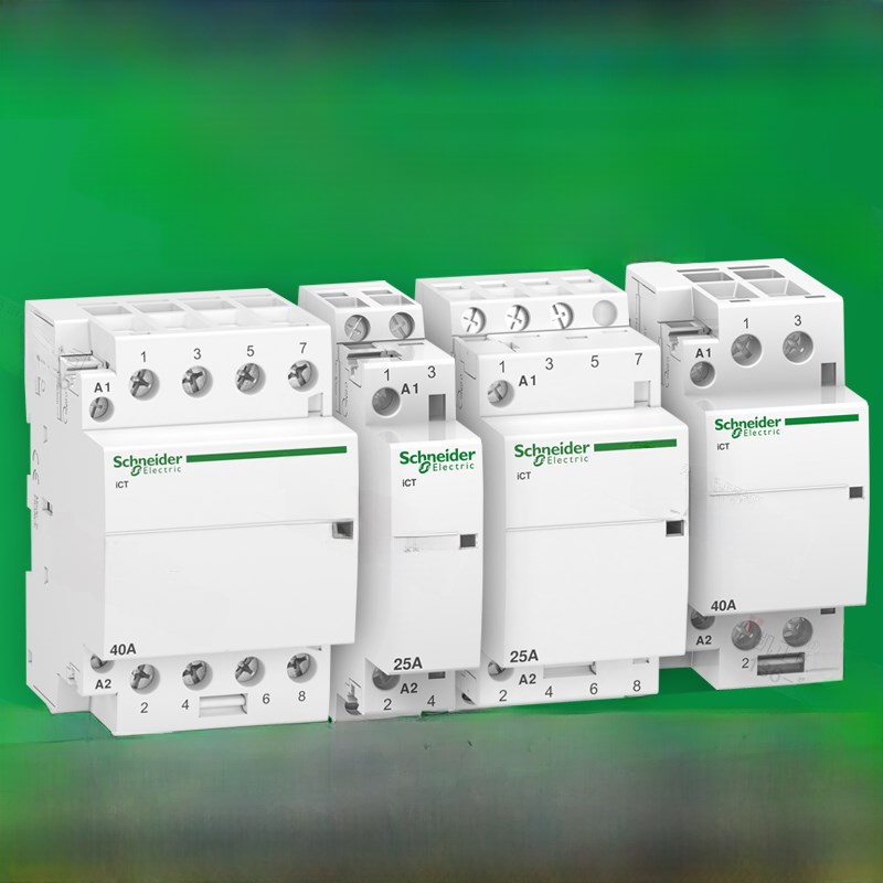 施耐德家用交流接触器常开轨ip1p2pz3p4p16a25a40a63a 220V