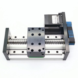 滑台模组滚珠丝杠微小型精密双线轨折返步进电机R电动线性直线导