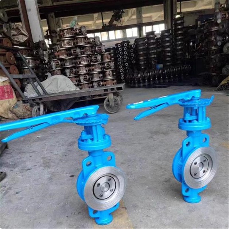 对夹式手柄D73H-16lC手动铸钢硬密封蝶阀DN506580 100 125 150 20