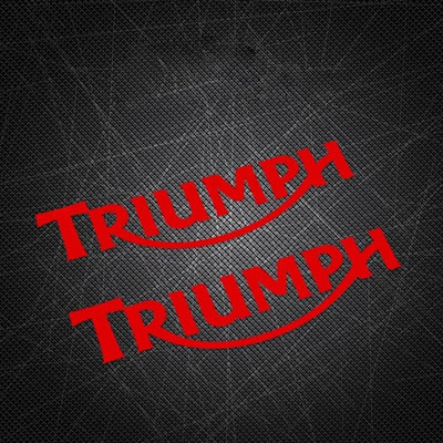 Triumph 凯旋 m安全帽贴纸 机车划痕遮挡车贴 个性防水反光贴片花
