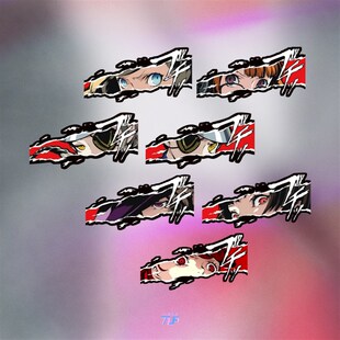 TLP反光车贴 P5o女神异闻录新岛真高卷杏奥村春芳泽霞双叶头像贴